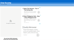 Desktop Screenshot of chatsociety.com